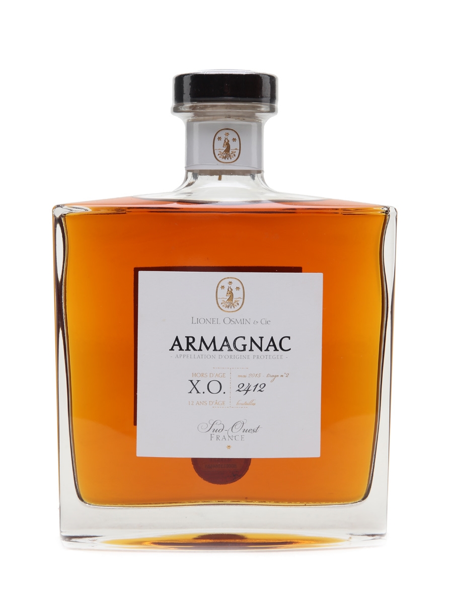 Armagnac xo, hors d’age 12 ans, lionel osmin , carafe 70cl 